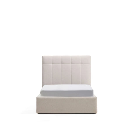 Bett mit klappbarem Bettkasten Darnela in Chenille für Matratzen 90 x 200 cm von Kave Home – Bild 1