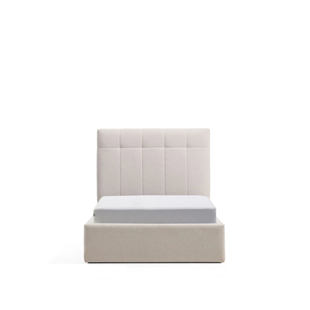Bett mit klappbarem Bettkasten Darnela in Chenille für Matratzen 90 x 200 cm von Kave Home – Bild 1