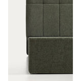 Bett mit klappbarem Bettkasten Darnela in moosgrüner Chenille für Matratzen 160 x 200 cm von Kave Home – Bild 7
