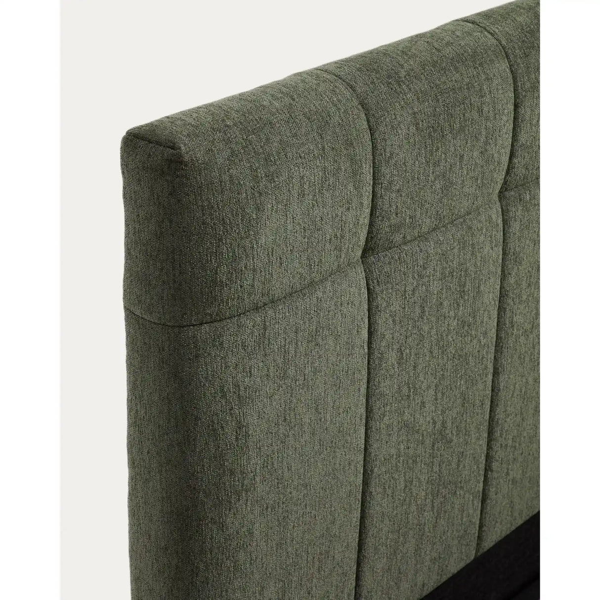 Bett mit klappbarem Bettkasten Darnela in moosgrüner Chenille für Matratzen 160 x 200 cm von Kave Home – Bild 9