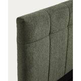 Bett mit klappbarem Bettkasten Darnela in moosgrüner Chenille für Matratzen 160 x 200 cm von Kave Home – Bild 9