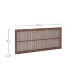 Bettkopfteil Beyla aus massivem Eschenholz mit nussbaumfarbenem Finish für Betten bis zu 160 cm FSC 100 % von Kave Home – Bild 3