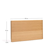 Bettkopfteil Norlen aus Eichenfurnier mit naturfarbenem Finish und LED-Licht für Betten bis zu 180 cm FSC Mix Credit von Kave Home – Bild 3