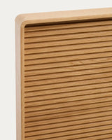 Bettkopfteil Norlen aus Eichenfurnier mit naturfarbenem Finish und LED-Licht für Betten bis zu 180 cm FSC Mix Credit von Kave Home – Bild 7