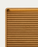 Bettkopfteil Norlen aus Eichenfurnier mit naturfarbenem Finish und LED-Licht für Betten bis zu 180 cm FSC Mix Credit von Kave Home – Bild 8