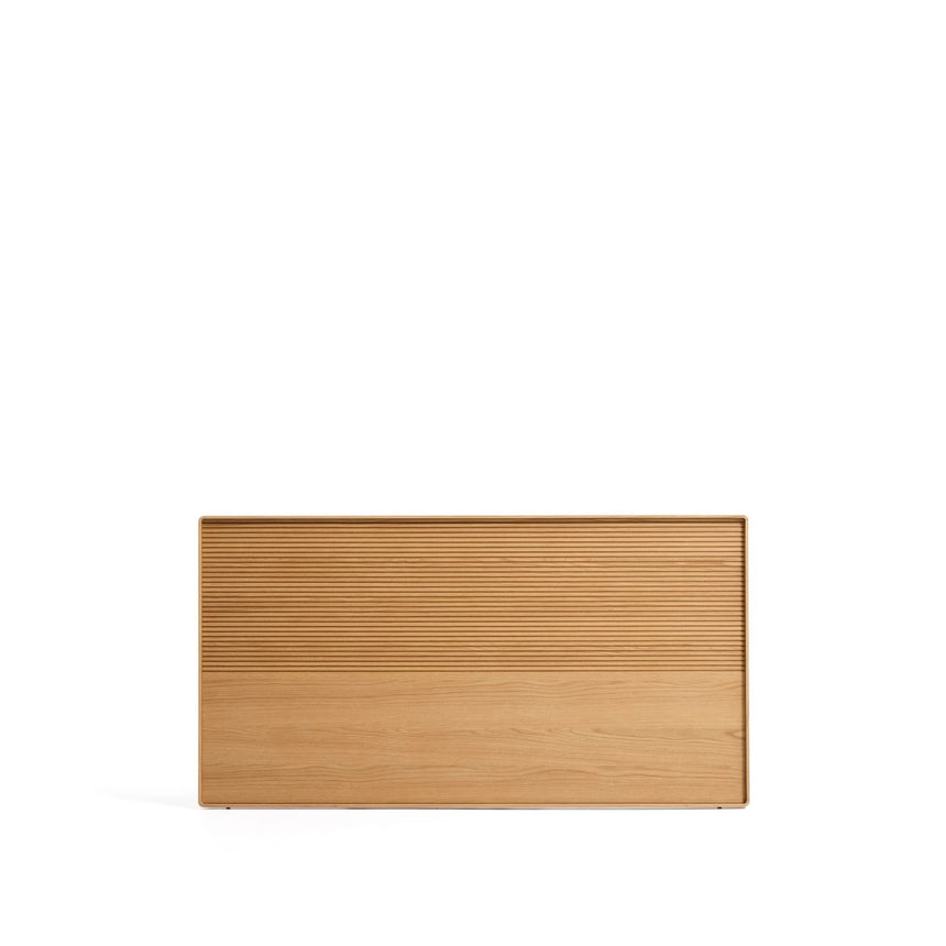 Bettkopfteil Norlen aus Eichenfurnier mit naturfarbenem Finish und LED-Licht für ein Bett bis zu 160 cm FSC Mix Credit von Kave Home – Bild 4