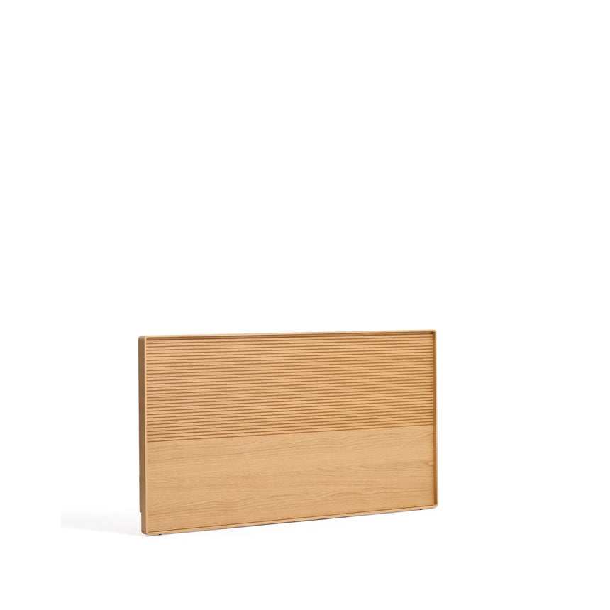 Bettkopfteil Norlen aus Eichenfurnier mit naturfarbenem Finish und LED-Licht für ein Bett bis zu 160 cm FSC Mix Credit von Kave Home – Bild 5