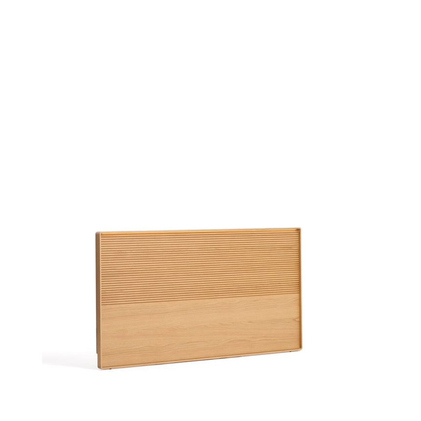Bettkopfteil Norlen aus Eichenfurnier mit naturfarbenem Finish und LED-Licht für ein Bett bis zu 160 cm FSC Mix Credit von Kave Home – Bild 6