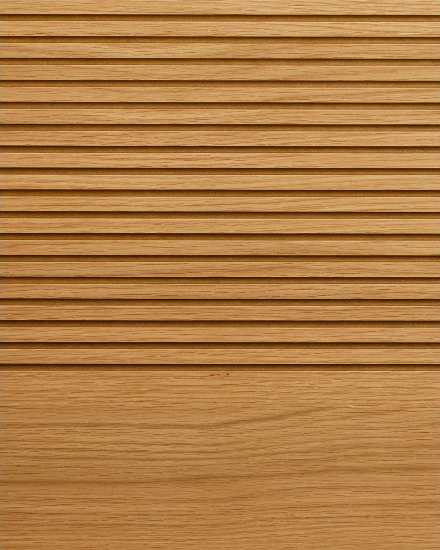 Bettkopfteil Norlen aus Eichenfurnier mit naturfarbenem Finish und LED-Licht für ein Bett bis zu 160 cm FSC Mix Credit von Kave Home – Bild 9