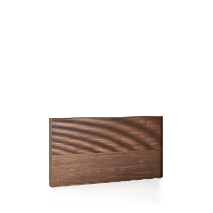 Bettkopfteil Norlen aus Nussbaumfurnier mit dunklem Finish und LED-Licht für Betten bis zu 180 cm FSC Mix Credit von Kave Home – Bild 5
