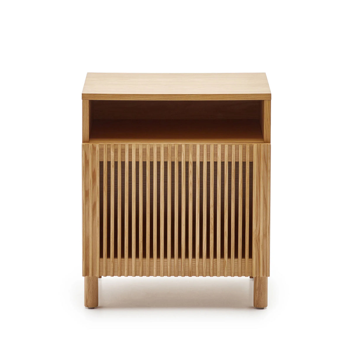 Beyla Nachttisch aus massiver Eiche und Eichenfurnier 53 x 62 cm FSC 100% von Kave Home – Produktbild 12