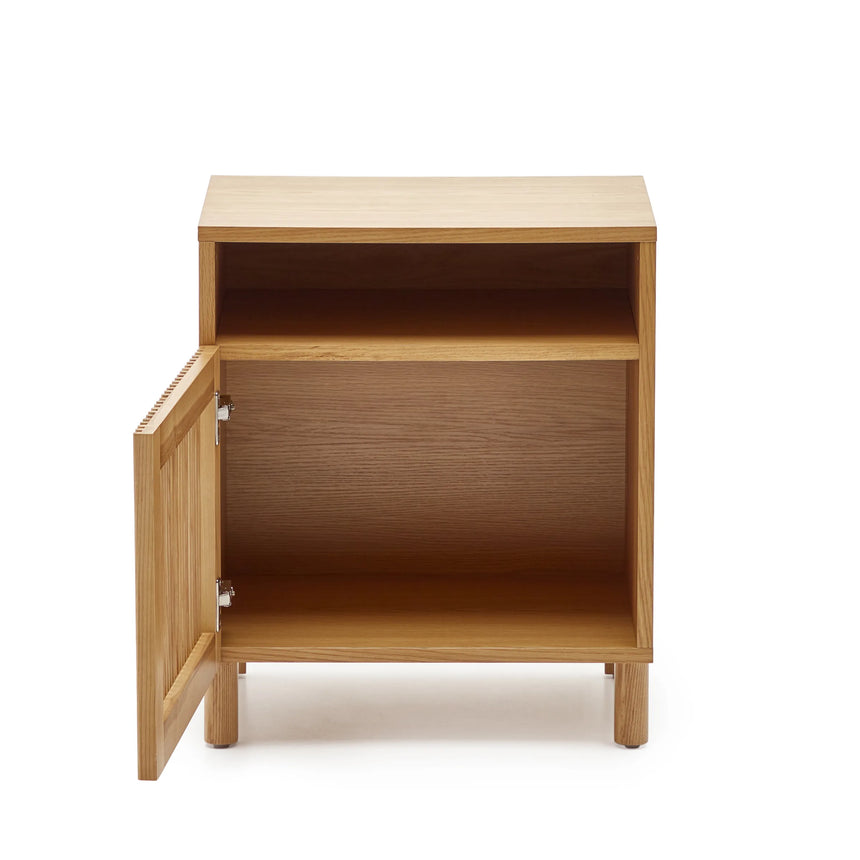 Beyla Nachttisch aus massiver Eiche und Eichenfurnier 53 x 62 cm FSC 100% von Kave Home – Produktbild 15