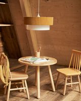 Bianella Deckenleuchte aus Baumwolle und Cord in Senfgelb Ø 40 cm von Kave Home – Bild 2