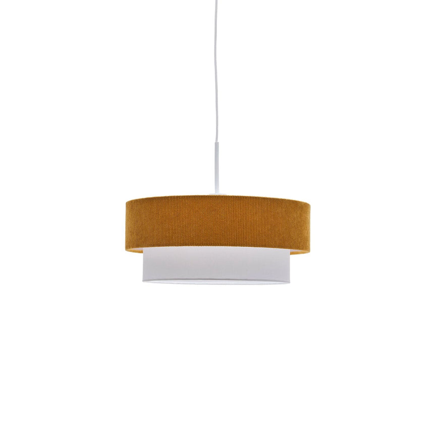 Bianella Deckenleuchte aus Baumwolle und Cord in Senfgelb Ø 40 cm von Kave Home – Bild 6