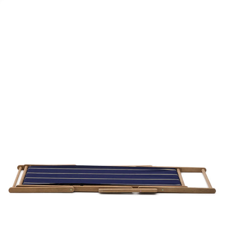 Blau-beige gestreifter klappbarer Outdoor-Liegestuhl Vilara aus massivem Akazienholz, FSC 100% von Kave Home – Produktbild 17