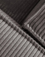 Blok 3-Sitzer-Sofa breiter Cord grau 240 cm von Kave Home – Produktbild 12