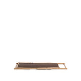 Braun-beige gestreifter klappbarer Outdoor-Liegestuhl Vilara aus massivem Akazienholz, FSC 100% von Kave Home – Bild 6