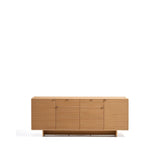 Buffet Norlen mit 4 Türen und 2 Schubladen in Eichenfurnier mit naturfarbenem Finish FSC Mix Credit 194,5 x 78 cm von Kave Home – Bild 1