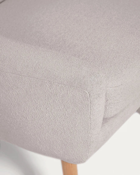 Candela Sessel Mikro-Bouclé in Grau FSC Mix Credit von Kave Home – Produktbild 10