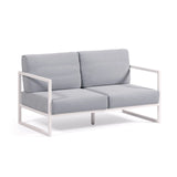 Comova 2-Sitzer-Sofa 100% outdoor blau und Aluminium weiss 150 cm von Kave Home – Bild 1