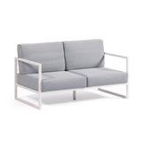 Comova 2-Sitzer-Sofa 100% outdoor blau und Aluminium weiss 150 cm von Kave Home – Bild 4