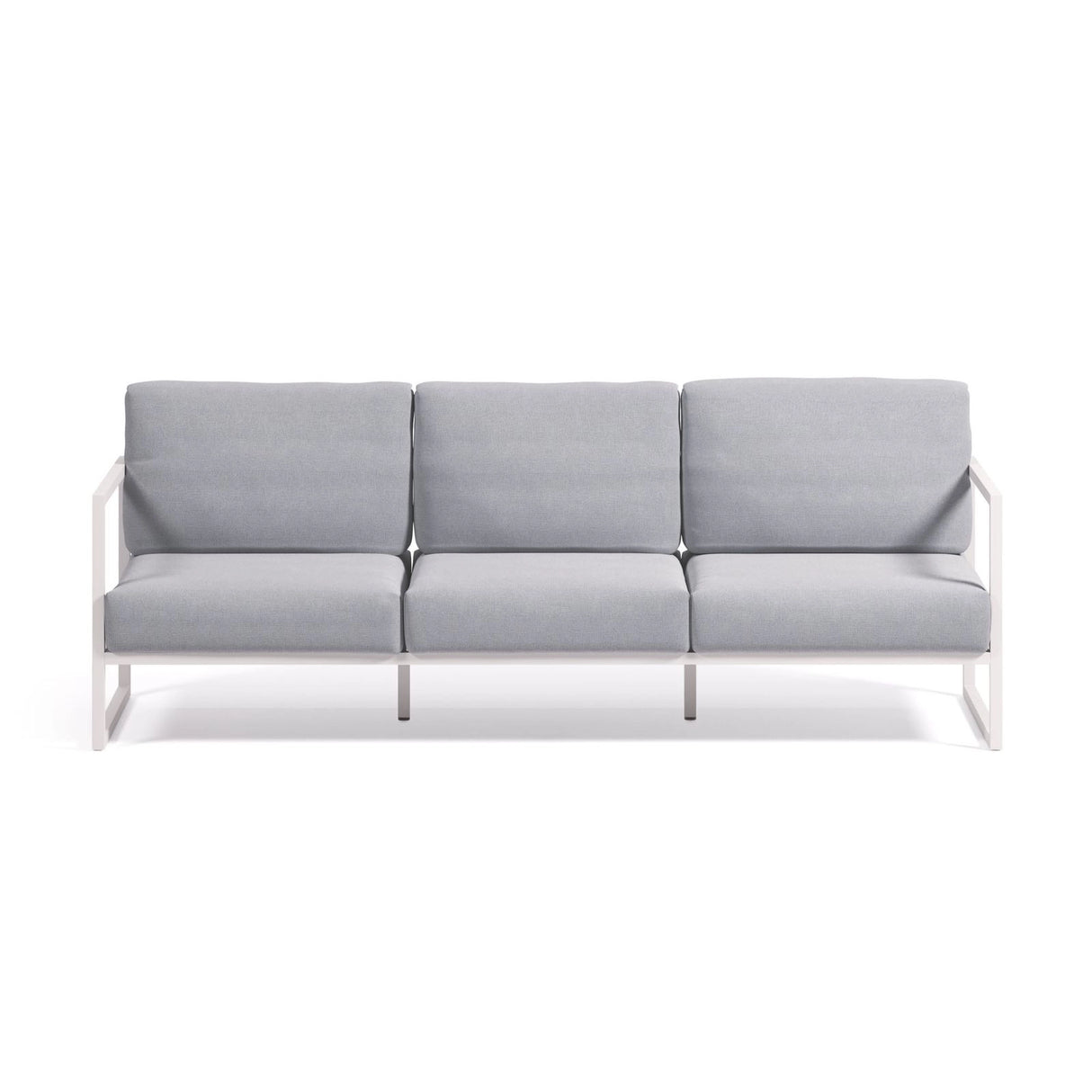 Comova 3-Sitzer-Sofa 100% outdoor blau und Aluminium weiß 222 cm von Kave Home – Bild 6