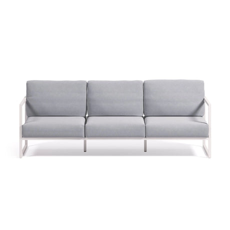 Comova 3-Sitzer-Sofa 100% outdoor blau und Aluminium weiß 222 cm von Kave Home – Bild 6