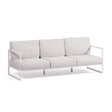 Comova 3-Sitzer-Sofa 100% weiß und Aluminium weiß 222 cm von Kave Home – Bild 1