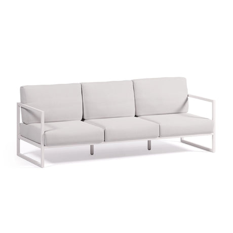 Comova 3-Sitzer-Sofa 100% weiß und Aluminium weiß 222 cm von Kave Home – Bild 5