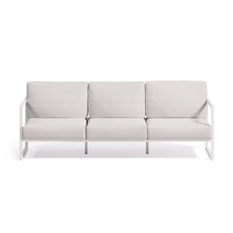 Comova 3-Sitzer-Sofa 100% weiß und Aluminium weiß 222 cm von Kave Home – Bild 6