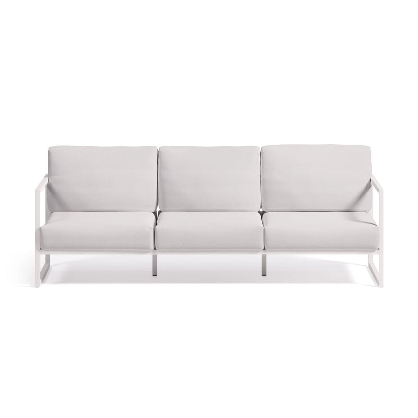 Comova 3-Sitzer-Sofa 100% weiß und Aluminium weiß 222 cm von Kave Home – Bild 6