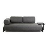 Compo 3-Sitzer Sofa dunkelgrau 232 cm von Kave Home – Produktbild 10