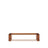 Couchtisch Adularia aus braunem gehärtetem Glas 140 x 60 cm von Kave Home – Bild 1