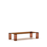Couchtisch Adularia aus braunem gehärtetem Glas 140 x 60 cm von Kave Home – Bild 7