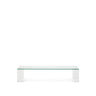 Couchtisch Adularia aus transparentem gehärtetem Glas 140 x 60 cm von Kave Home – Bild 1