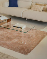 Couchtisch Adularia aus transparentem gehärtetem Glas 140 x 60 cm von Kave Home – Bild 3