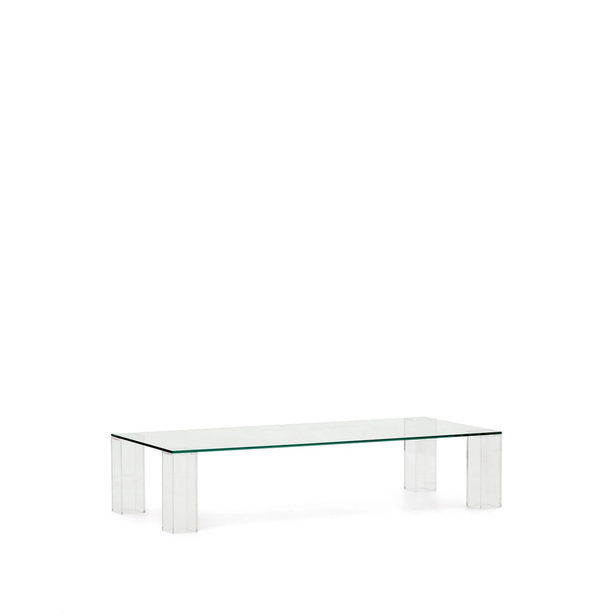 Couchtisch Adularia aus transparentem gehärtetem Glas 140 x 60 cm von Kave Home – Bild 7