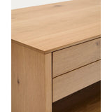 Couchtisch Alguema 2 Schubladen aus Eichenfurnier mit naturfarbenem Finish 140 x 60 cm von Kave Home – Bild 13