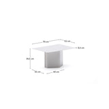 Couchtisch Arvin aus Eisen in Grau 70 x 52 cm von Kave Home – Bild 5