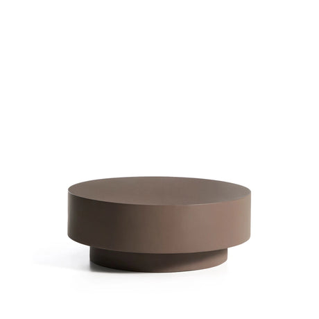 Couchtisch Garbet aus braunem Zement, Ø 80 cm von Kave Home – Bild 1