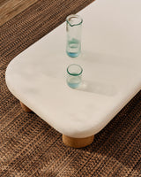 Couchtisch Labra aus Zement und Akazienholz 140 x 70 cm von Kave Home – Produktbild 6