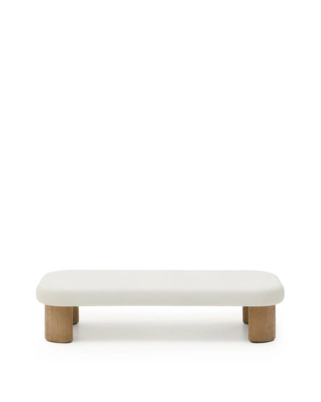 Couchtisch Labra aus Zement und Akazienholz 140 x 70 cm von Kave Home – Produktbild 9