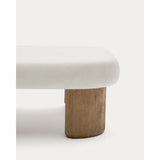 Couchtisch Labra aus Zement und Akazienholz 80 x 80 cm FSC 100% von Kave Home – Bild 8