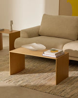 Couchtisch Litto aus Eichenfurnier oder Wallnussfurnier FSC Mix Credit 90 x 45 cm von Kave Home – Bild 4