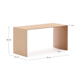 Couchtisch Litto aus Eichenfurnier oder Wallnussfurnier FSC Mix Credit 90 x 45 cm von Kave Home – Bild 5