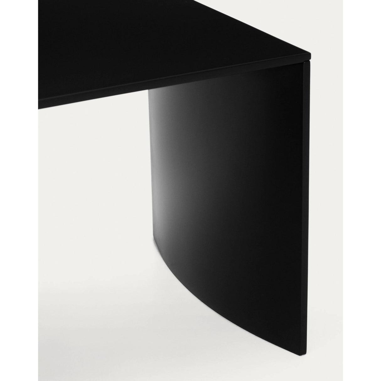 Couchtisch Litto aus schwarz lackiertem MDF 90 x 45 cm von Kave Home – Bild 8