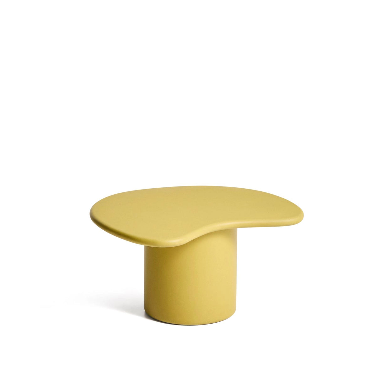 Couchtisch Macarella aus senfgelbem Zement, 83 x 77 cm von Kave Home – Bild 1