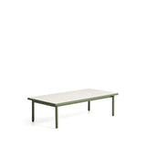 Couchtisch Maurina aus verzinktem Stahl in Grün mit ecrufarbenen Kacheln, 122 x 61 cm von Kave Home – Bild 4