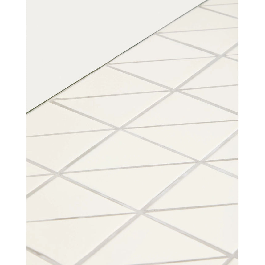Couchtisch Maurina aus verzinktem Stahl in Grün mit ecrufarbenen Kacheln, 122 x 61 cm von Kave Home – Bild 6