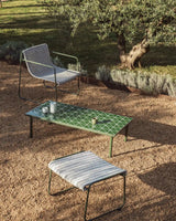 Couchtisch Maurina aus verzinktem Stahl in Grün mit grünen Kacheln, 122 x 61 cm von Kave Home – Bild 2